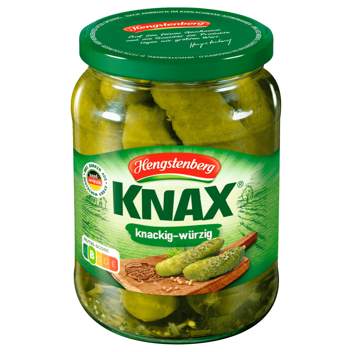 Bild 1 von Hengstenberg  Knax Gewürzgurken
