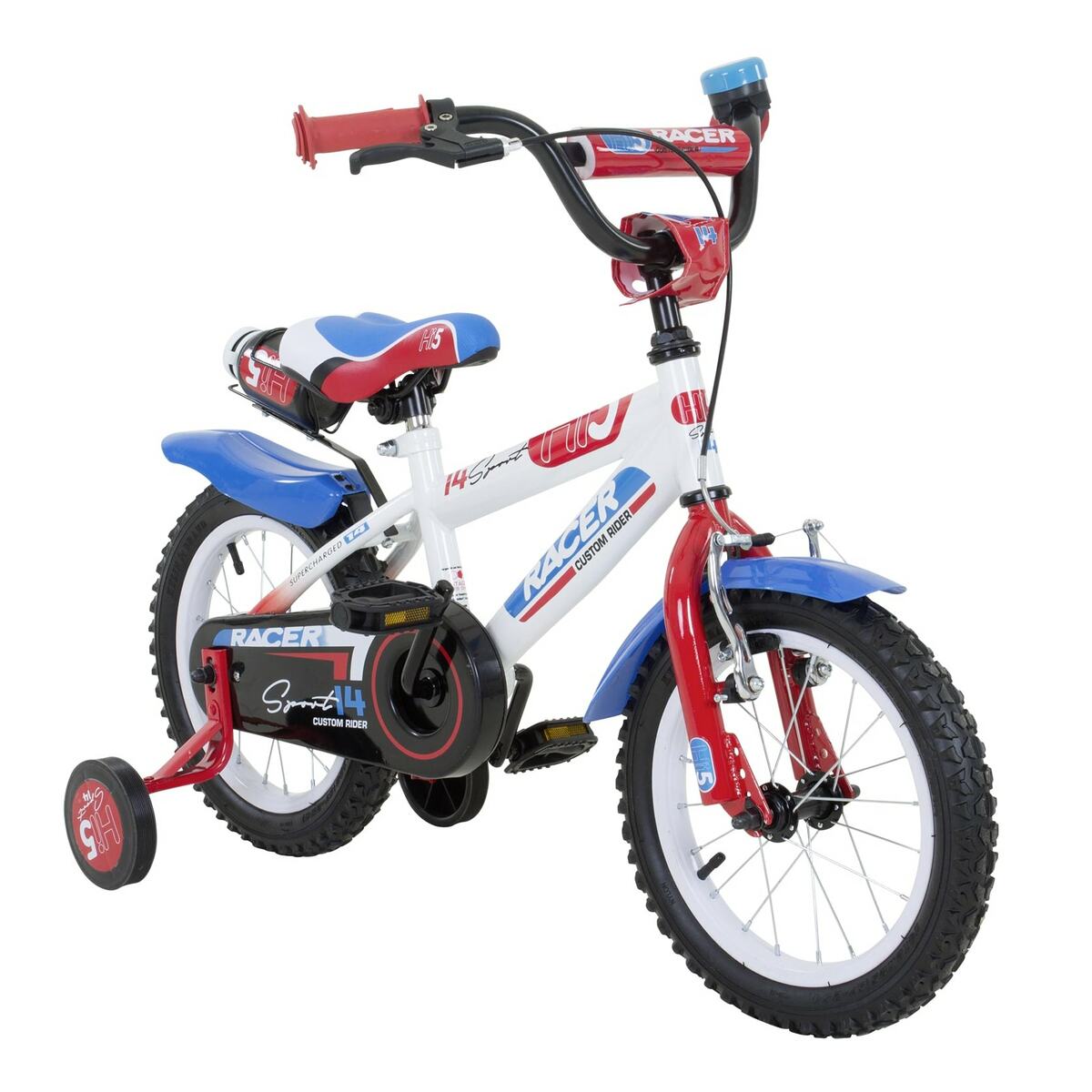 Bild 1 von Hi5 Racer 14 Zoll Kinderfahrrad ab 4 Jahre Mädchen Jungen Fahrrad 100 - 115 cm