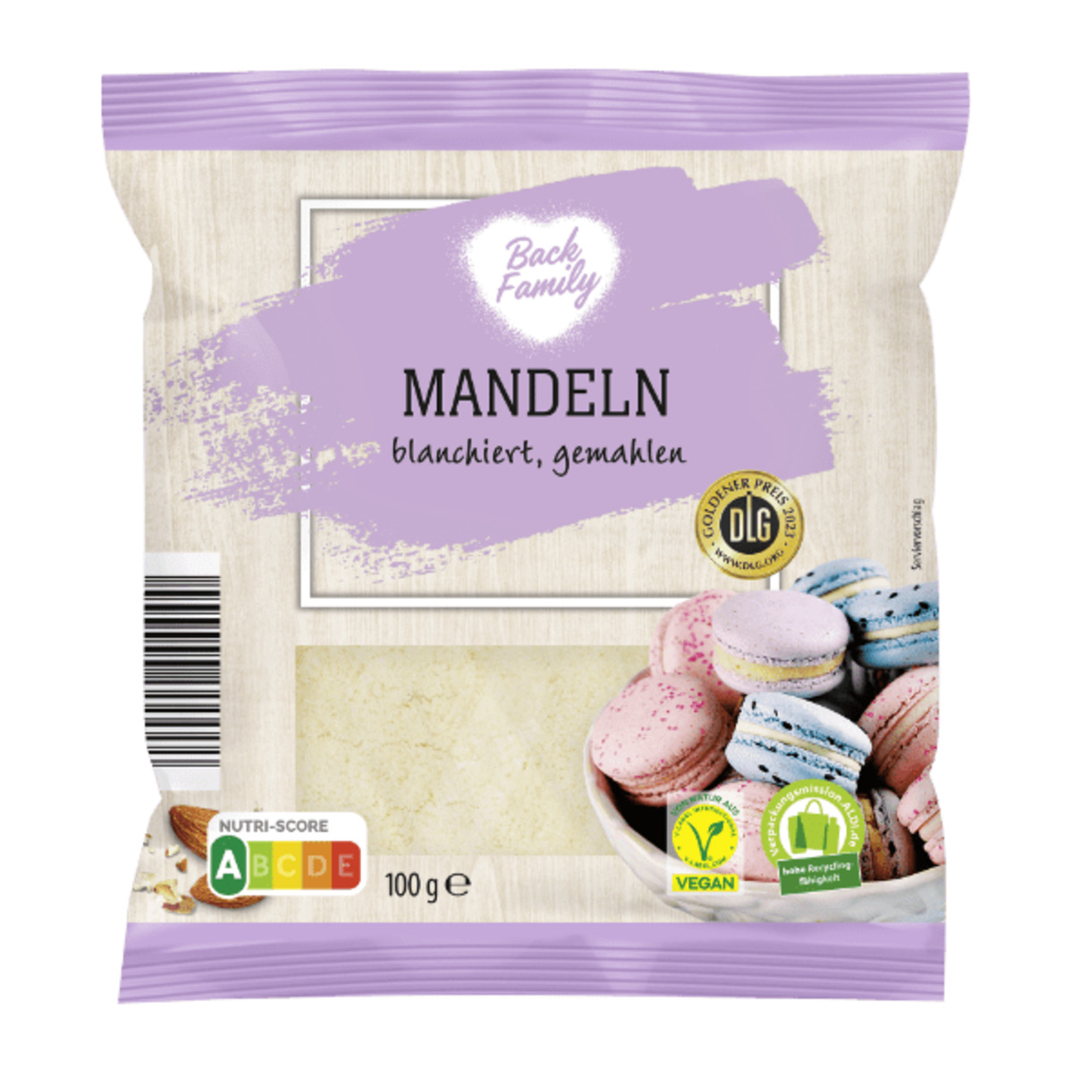 Bild 1 von BACK FAMILY Mandeln 100g