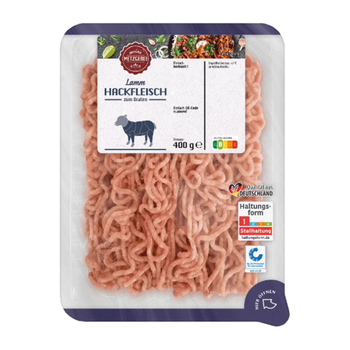 Bild 2 von MEINE METZGEREI Lammhackfleisch 400g