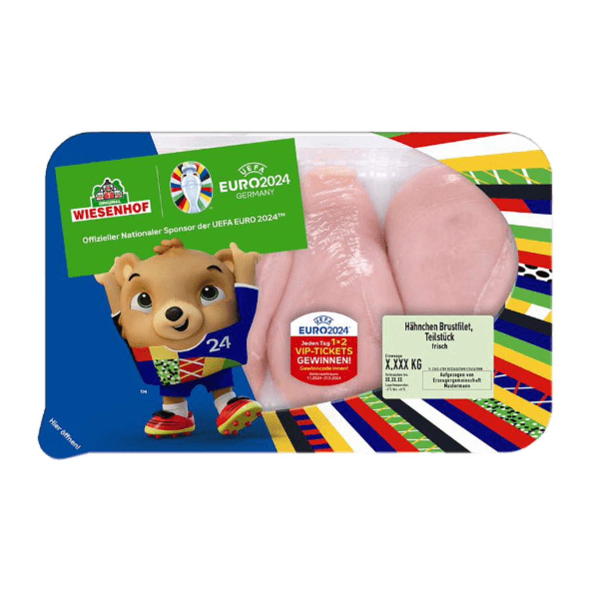 Bild 2 von WIESENHOF Hähnchenbrustfilet-Teilstück 800g