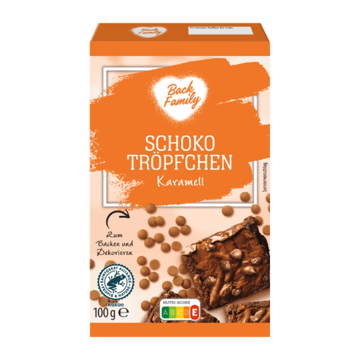 Bild 1 von BACK FAMILY Schoko-Tröpfchen Karamell 100g