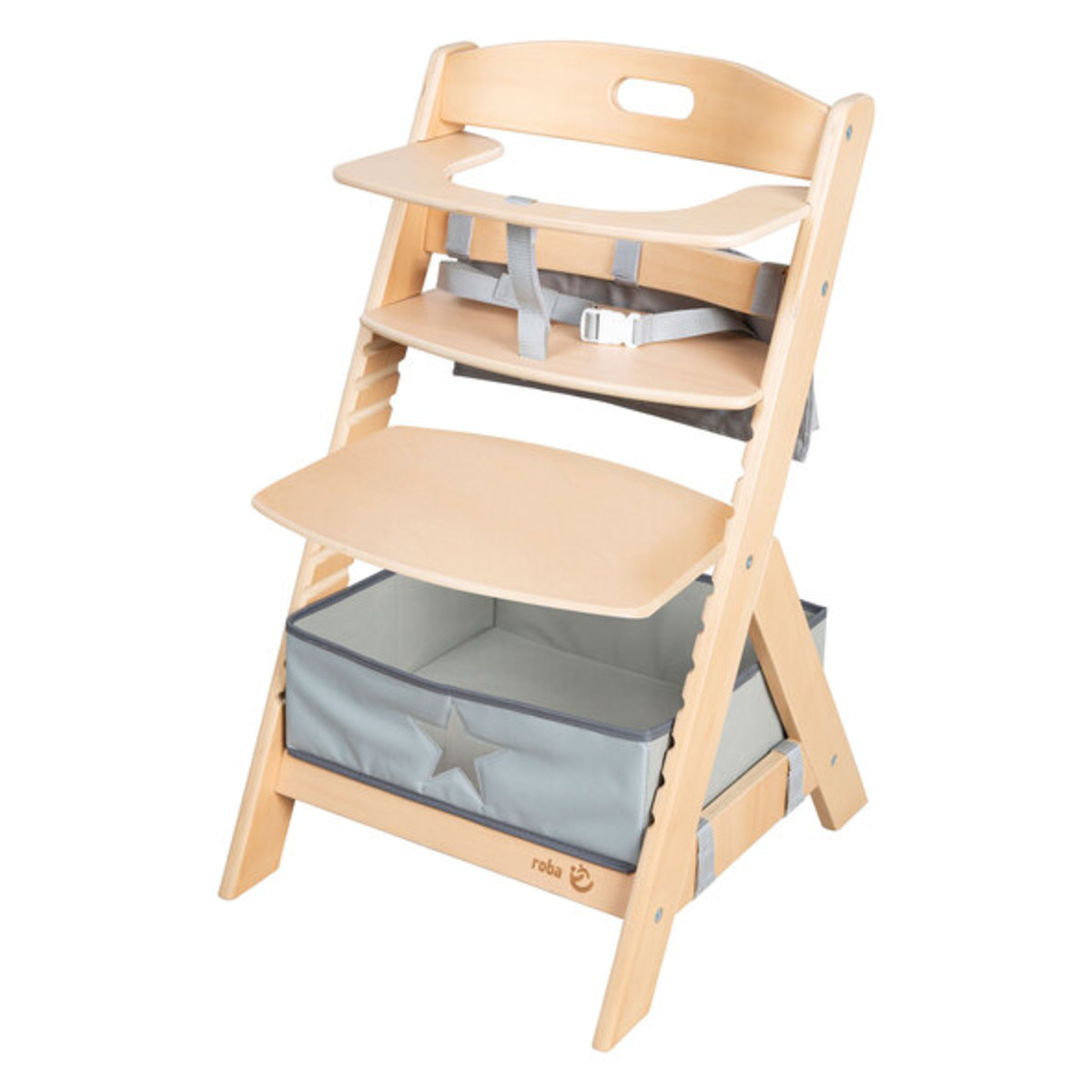 Bild 1 von Kinder-Hochstuhl inkl. Organizer, natur