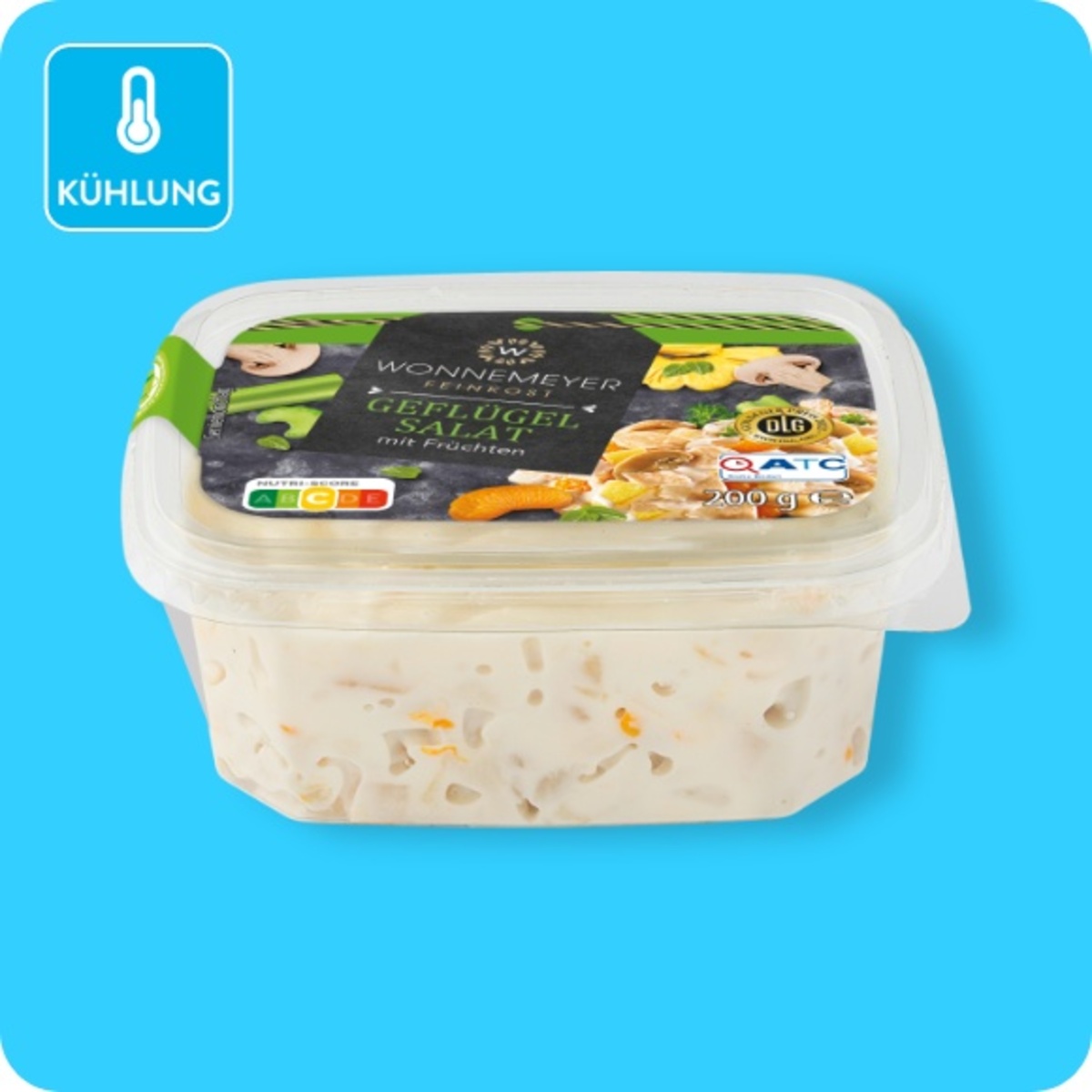 Bild 1 von WONNEMEYER Feinkostsalat, Geflügelsalat mit Früchten oder Thunfischsalat mit Paprika