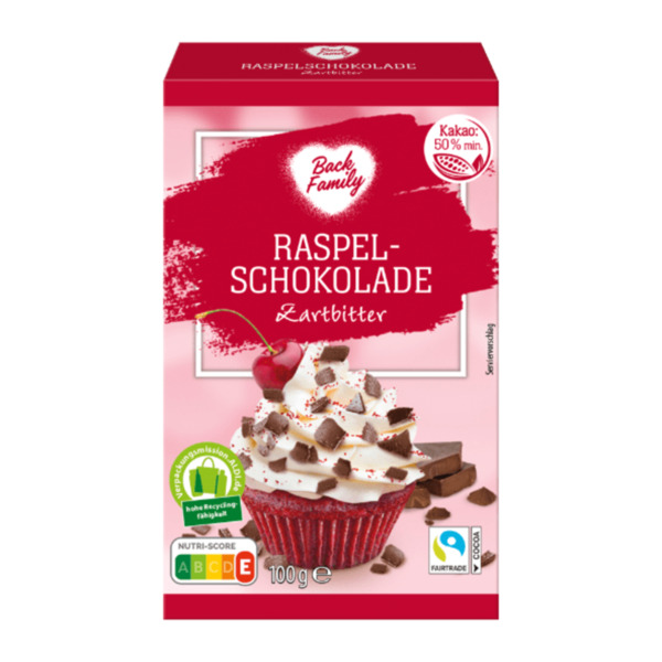 Bild 3 von BACK FAMILY Raspelschokolade 100g