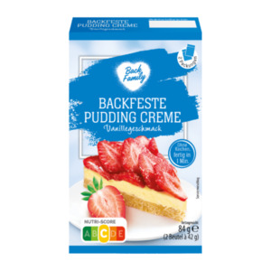 BACK FAMILY Backfeste Pudding-Creme 84g
