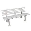 Bild 1 von gartenmoebel-einkauf Bank SYLT 3-sitzer, Kunststoff weiss