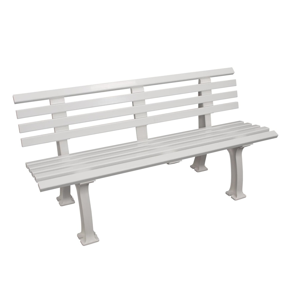 Bild 1 von gartenmoebel-einkauf Bank SYLT 3-sitzer, Kunststoff weiss