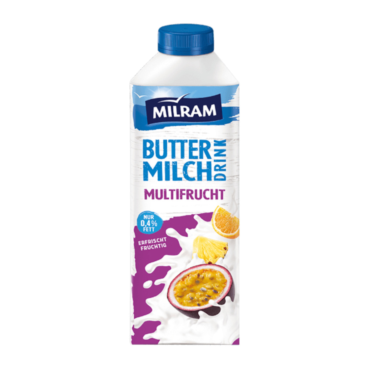 Bild 3 von MILRAM Buttermilch-Drink 750ml Himbeere/Multifrucht