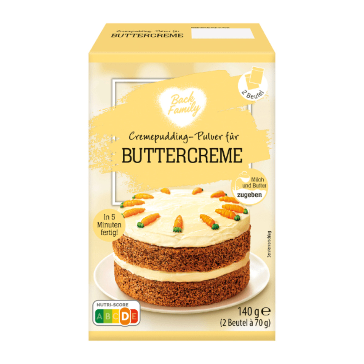 Bild 1 von BACK FAMILY Buttercreme 140g