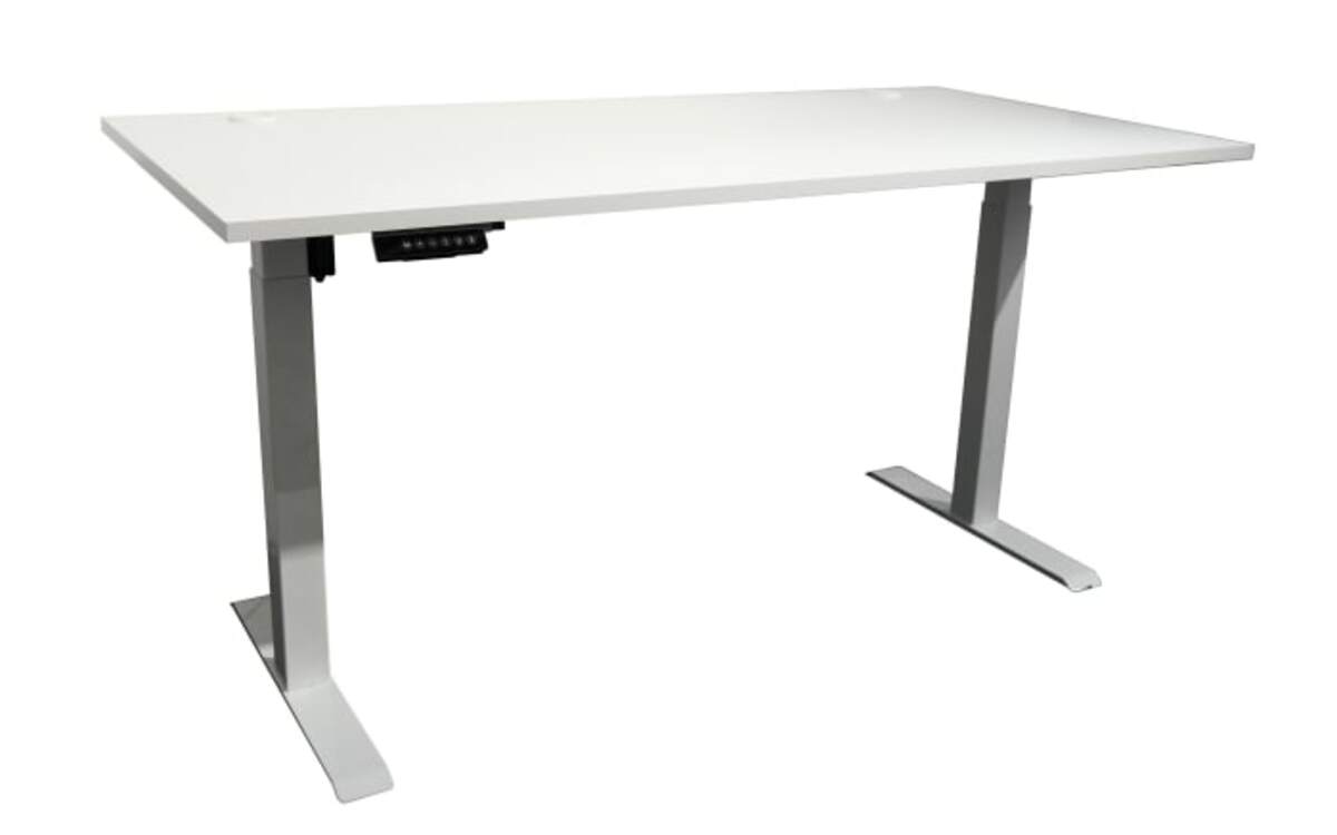 Bild 1 von Schreibtisch Ben 2, weiß, inkl. Höhenverstellung