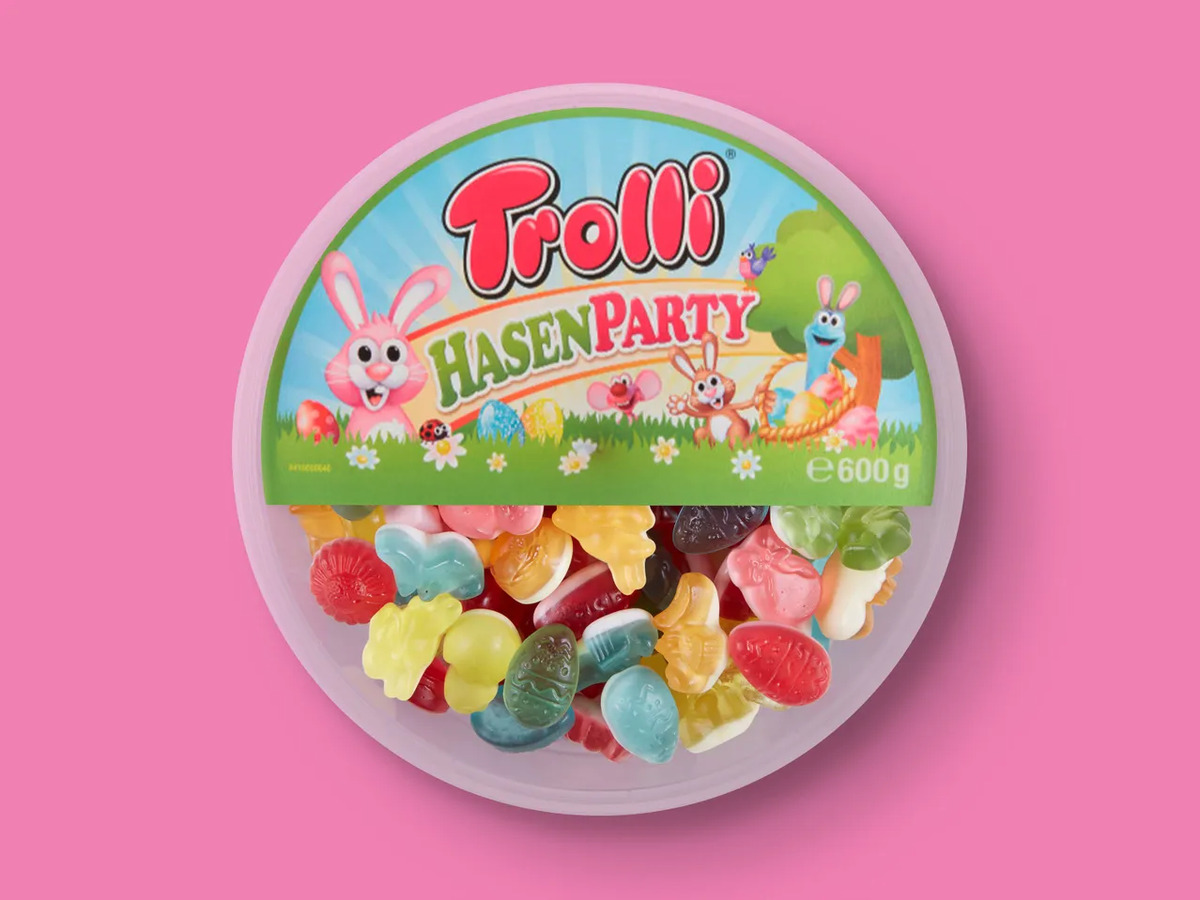 Bild 1 von Trolli Hasenparty Fruchtgummi, 
         600 g