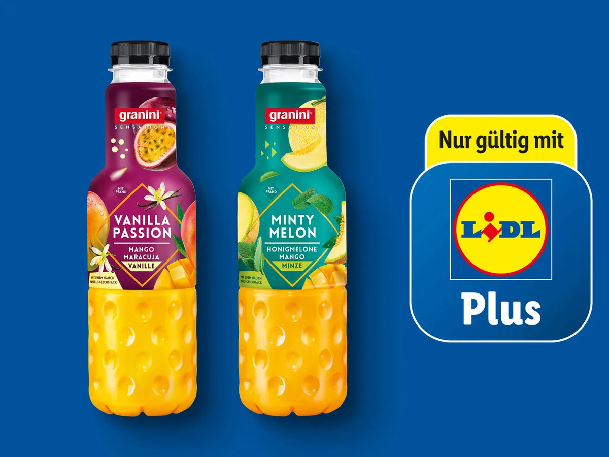 Bild 1 von Granini Sensation, 
         0,75 l zzgl. -.25 Pfand