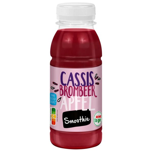 Bild 1 von REWE to go Smoothie Cassis Brombeer Apfel 250ml