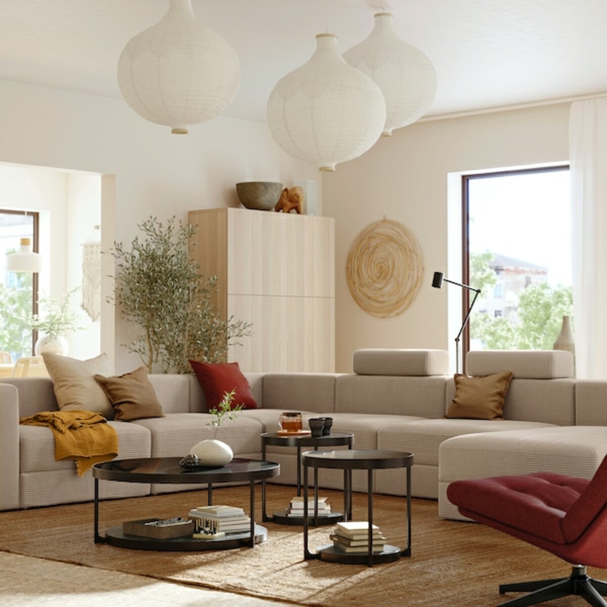 Bild 2 von JÄTTEBO  Sofa, U-Form/7-sitzig
