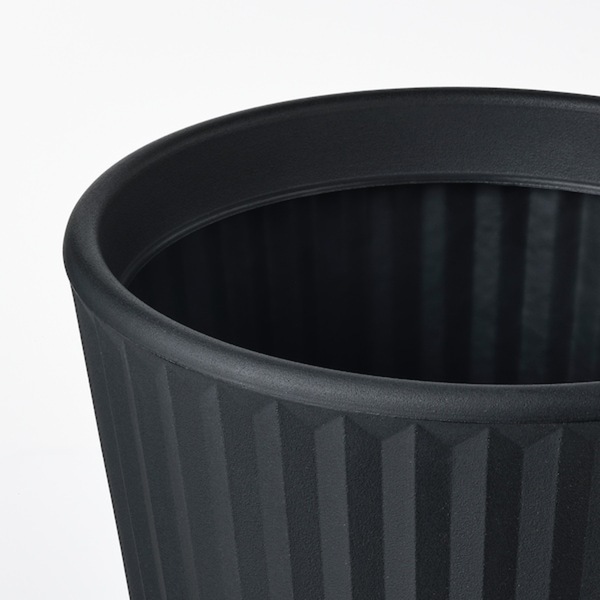 Bild 2 von BJÖRNBAMBU  Übertopf, drinnen/draußen dunkelgrau 32 cm