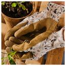 Bild 3 von DAKSJUS  Gartenhandschuhe, Sprossenmuster elfenbeinweiß/ocker L