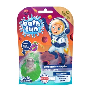 BATH FUN Badekugel mit Spielfigur 80 g