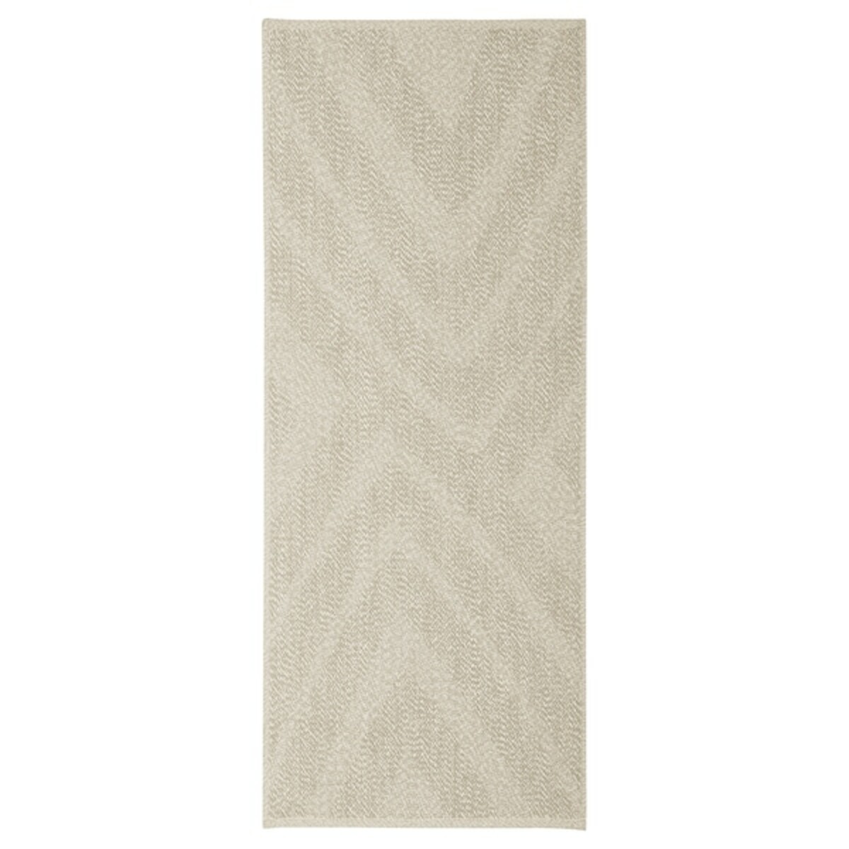 Bild 1 von FULLMAKT  Teppich flach gewebt, drinnen/drau, beige/meliert 80x200 cm