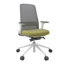 Bild 1 von Drehstuhl, Grau, Grün, Weiß, Metall, Kunststoff, Textil, Drehkreuz, 70x103-115x70 cm, Stoffauswahl, Sitzfläche 360° drehbar, Arbeitszimmer, Bürostühle, Drehstühle