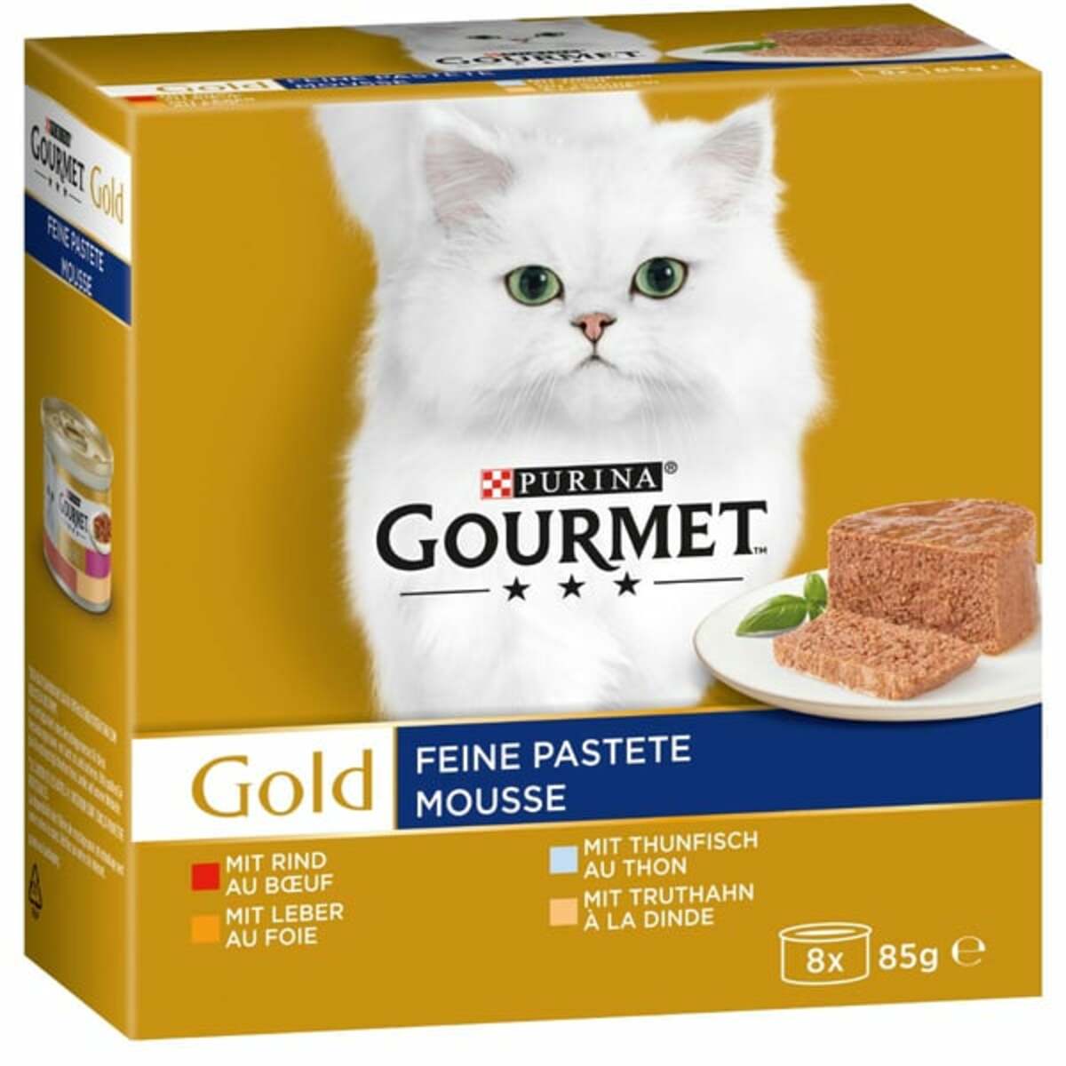 Bild 1 von GOURMET Gold Feine Pastete Mixpaket 8x85g