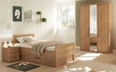 Bild 1 von Schlafzimmer Genf, Eiche-Nachbildung, 100 x 200 cm, Schrank 150 x 216 cm