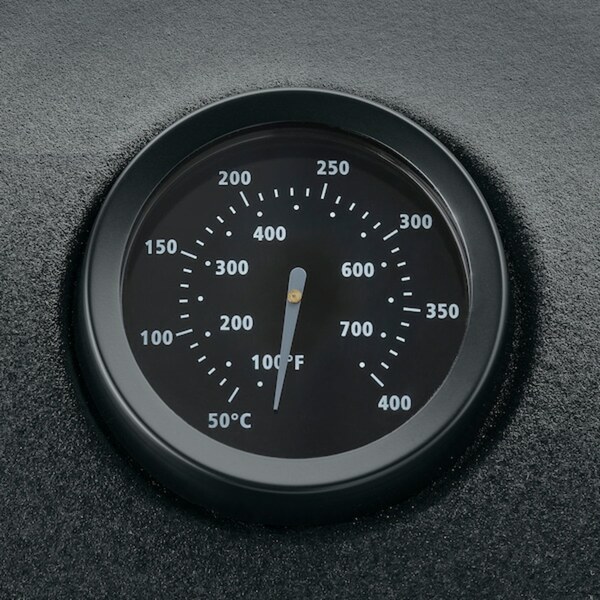 Bild 4 von BÅTSKÄR  Gasgrill mit Seitenbrenner, für draußen/dunkelgrau 120x60 cm