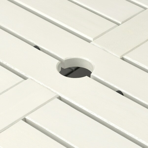 Bild 2 von BONDHOLMEN  Tisch/außen, weiß/beige 235x90 cm