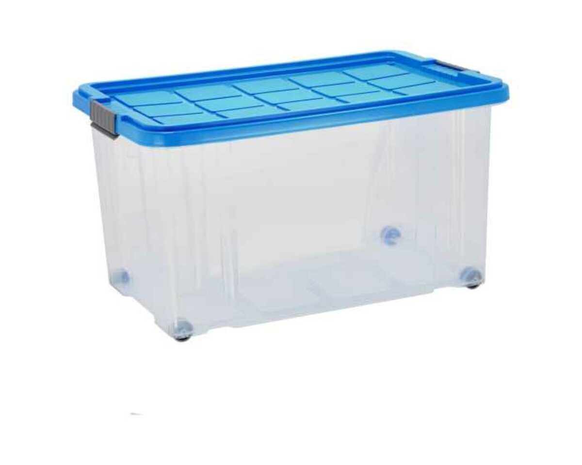Bild 1 von Aufbewahrungsbox 55L mit Deckel und Rollen