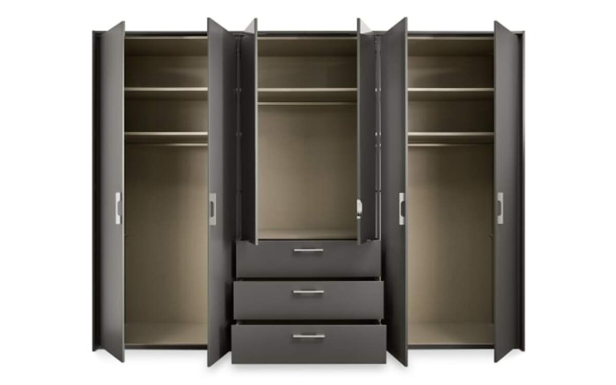 Bild 3 von Set One - Drehtürenschrank Henderson, graphit, 301 x 223 x 60 cm