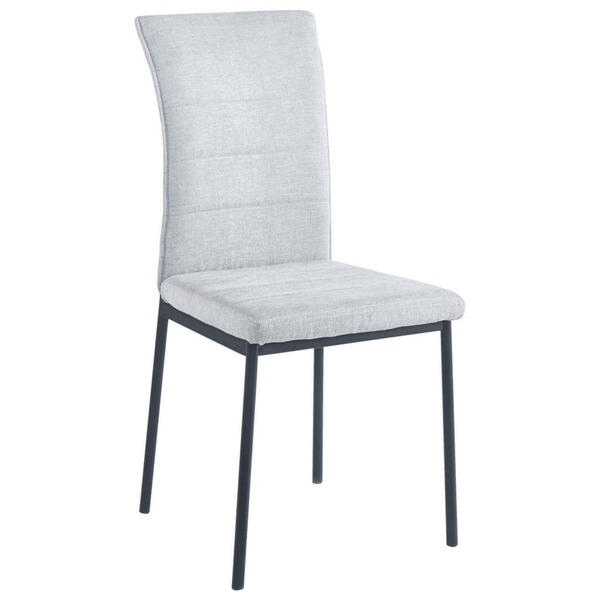 Bild 1 von Carryhome Stuhl, Hellgrau, Metall, Textil, rund, 44x95x57 cm, Stoffauswahl, Esszimmer, Stühle, Esszimmerstühle, Vierfußstühle
