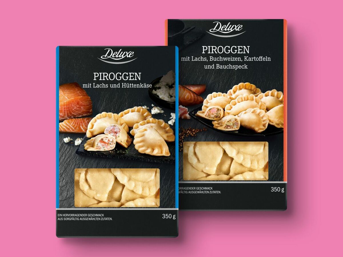 Bild 1 von Deluxe Piroggen mit Lachs, 
         350 g