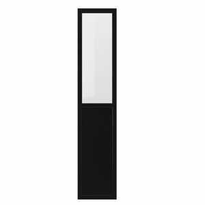 OXBERG  Paneel-/Vitrinentür, schwarz Eichenachbildung 40x192 cm