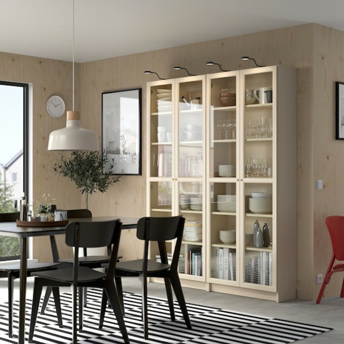 Bild 4 von OXBERG  Vitrinentür, Birkenachbildung 40x192 cm