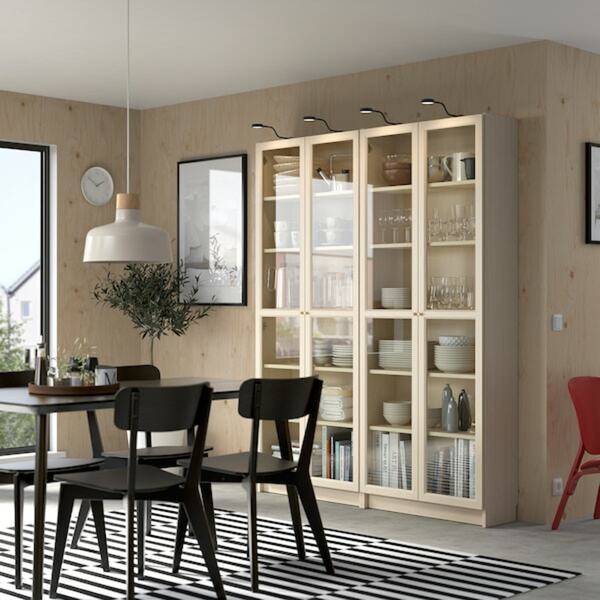 Bild 4 von OXBERG  Vitrinentür, Birkenachbildung 40x192 cm