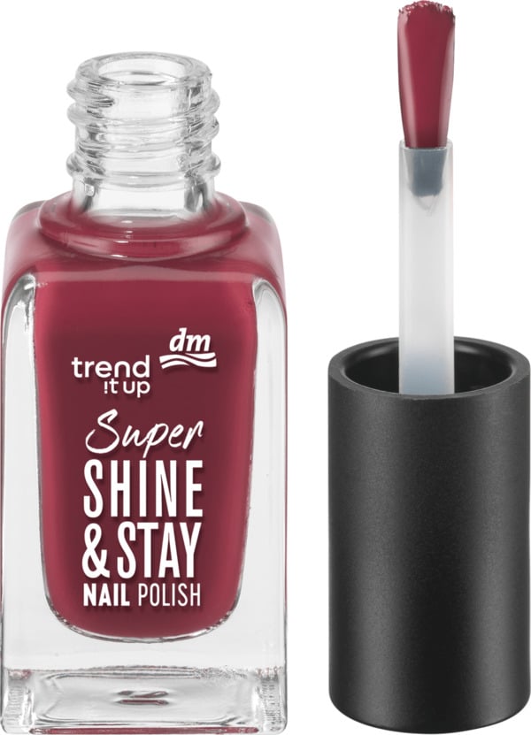 Bild 1 von trend !t up Nagellack Super Shine & Stay 870 Dark Red