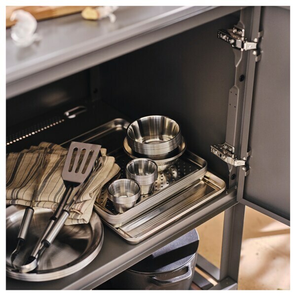 Bild 2 von GRILLTIDER  Teller, Edelstahl 25 cm