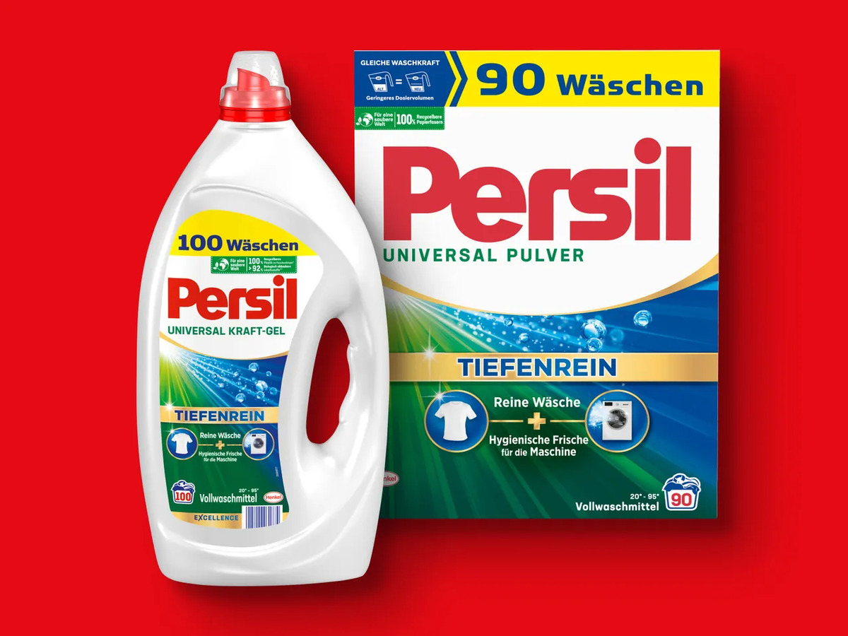 Bild 1 von Persil Waschmittel 100/90/76 Wäschen, 
         4,5 l/5,4 kg/76 Stück