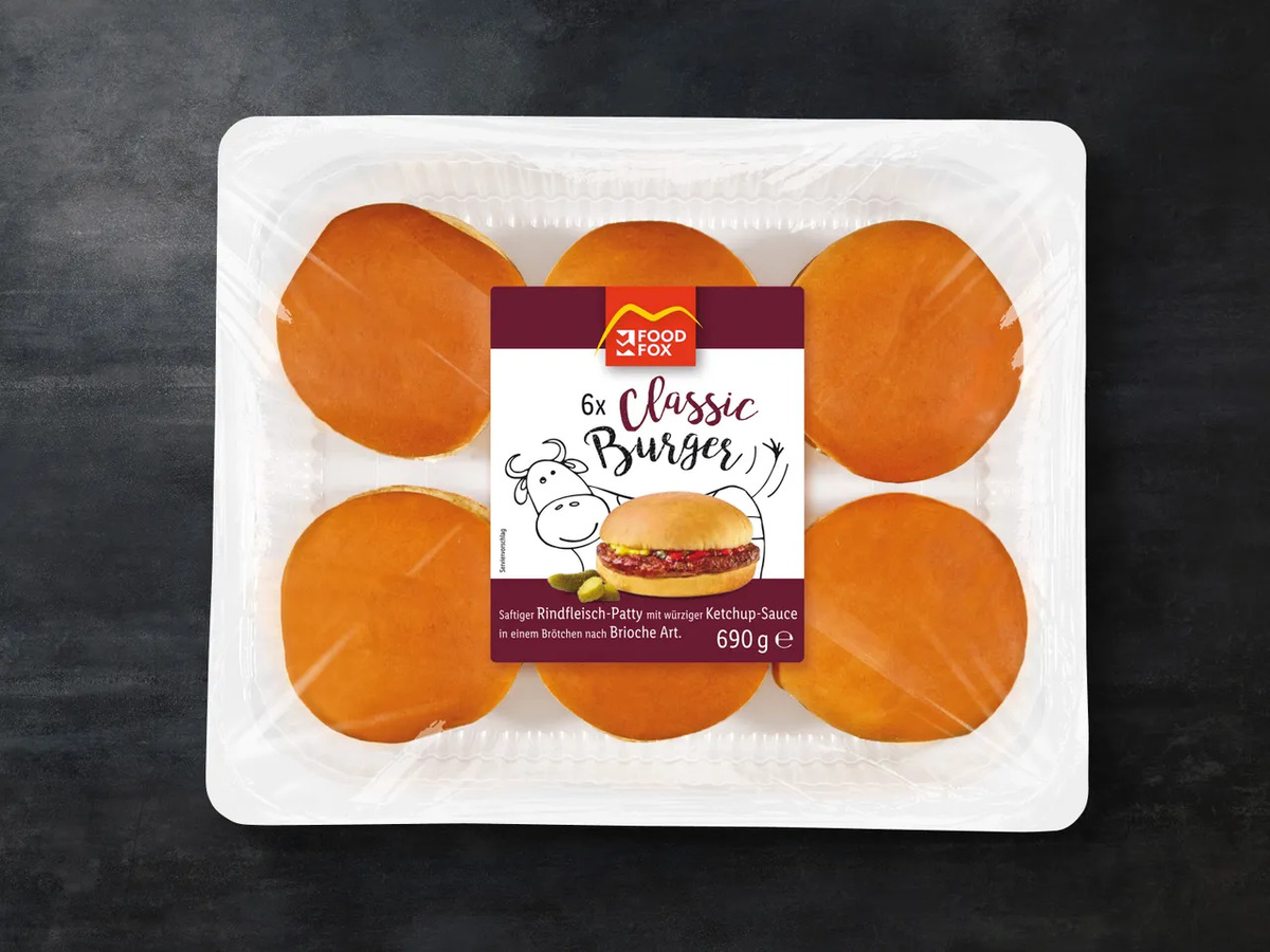 Bild 1 von Food Fox Mini-Burger, 
         750/690 g