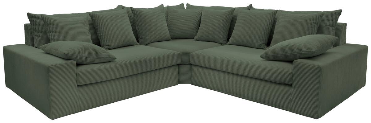 Bild 1 von Wohnlandschaft Avellino Grün Cord, Grün