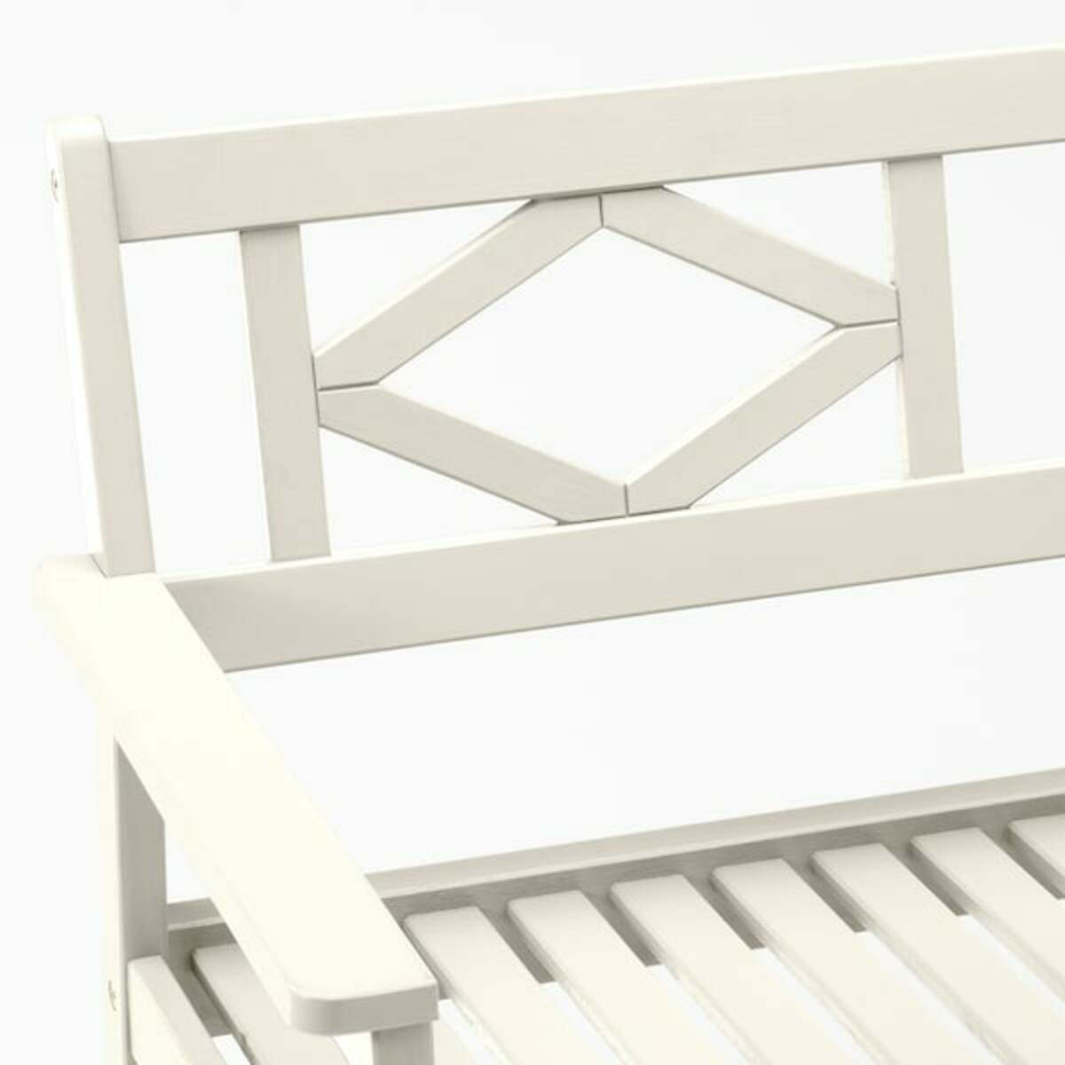 Bild 2 von BONDHOLMEN  2er-Sofa/außen, weiß/beige 139x81x73 cm