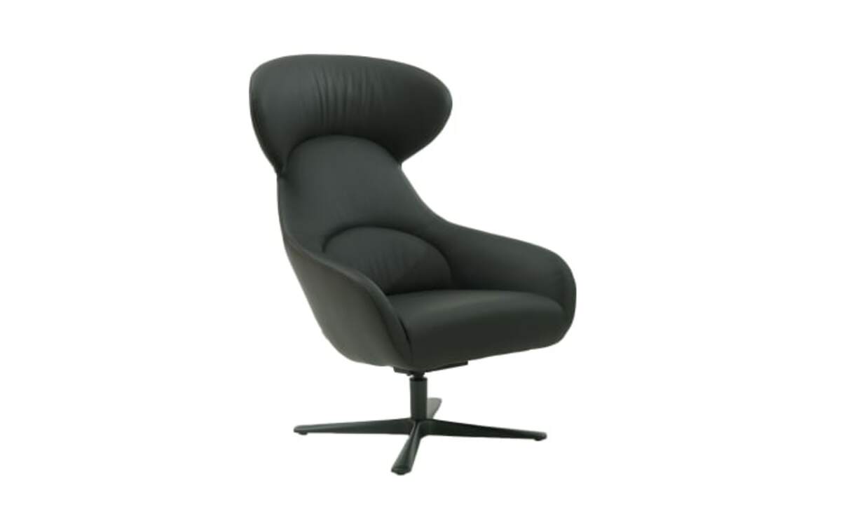 Bild 1 von Musterring - Leder Sessel Match it, graniet, inkl. Drehfunktion