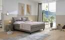 Bild 1 von Boxspringbett Cushido, grau, 180 x 200 cm