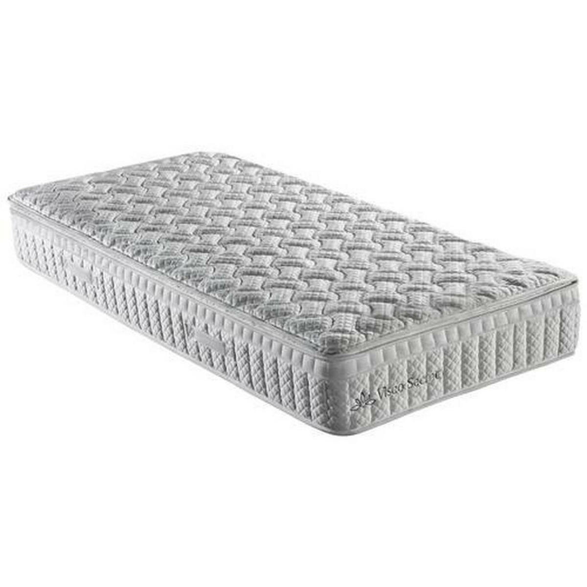 Bild 1 von Mid.you Viscomatratze, Weiß, Textil, H4, Füllung: Polyester, rechteckig, 180x200 cm, Oeko-Tex® Standard 100, Ober- und Unterseite versteppt, optimale Belüftung, für verstellbare Lattenroste geei