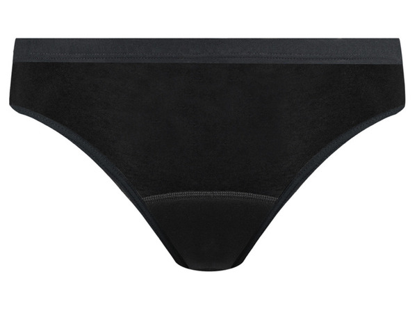 Bild 2 von Damen Menstruationsslip aus Bio-Baumwolle, schwarz