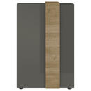 Bild 1 von Highboard, Eiche, Dunkelgrau, Holzwerkstoff, 4 Fächer, 78x116x44 cm, Beimöbel erhältlich, stehend, Wohnzimmer, Kommoden & Sideboards, Highboards