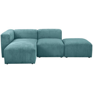 Max Winzer Ecksofa, Türkis, Textil, 4-Sitzer, 250x160 cm, Goldenes M, Made in Germany, Rücken echt, Armteil links, Wohnzimmer, Sofas & Couches, Wohnlandschaften