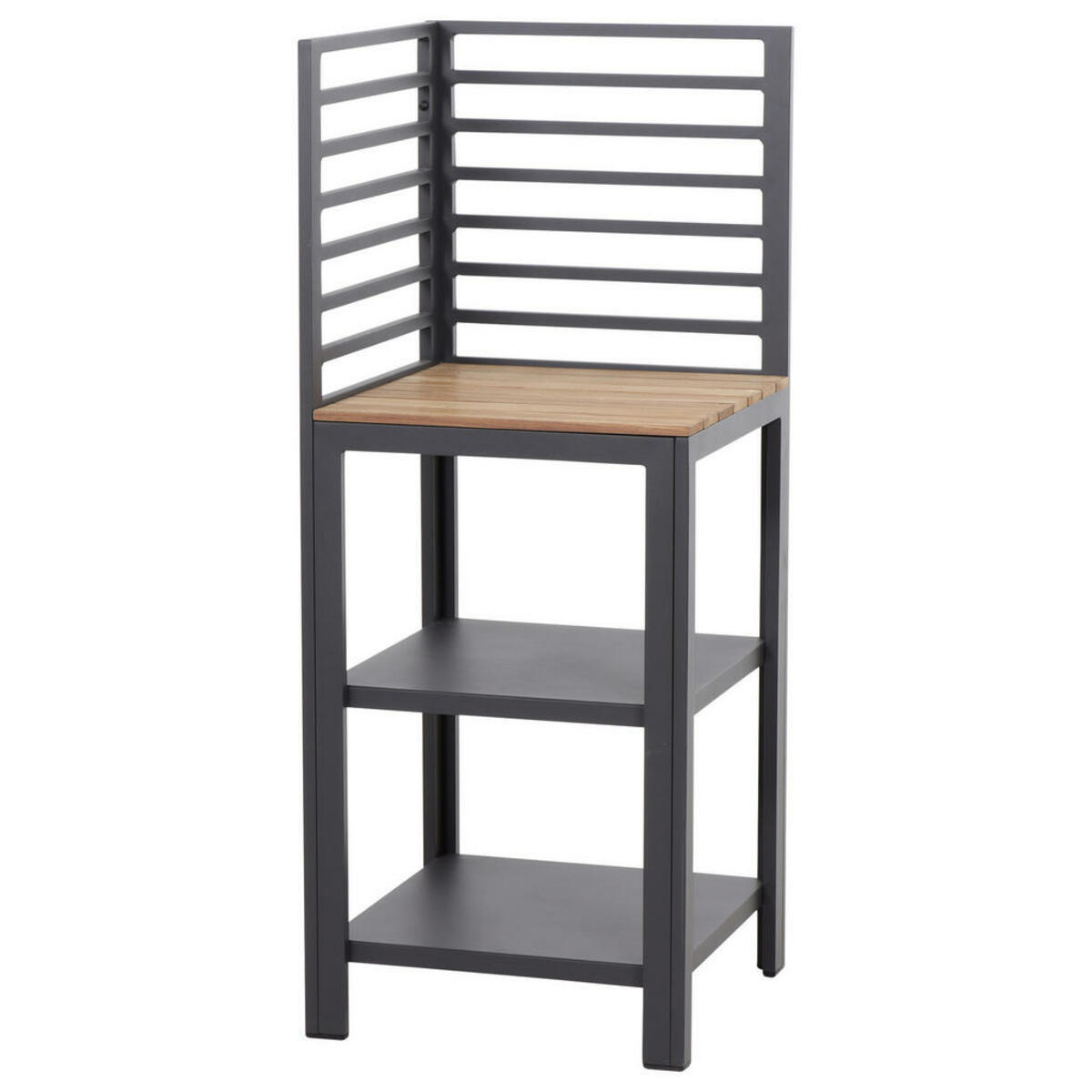 Bild 1 von Siena Garden Outdoorküche, Anthrazit, Teak, Holz, Metall, Teakholz, Eckteil, einzeln stellbar, 56x141x56 cm, FSC 100%, Gartenzubehör, Gartenkommoden & -regale