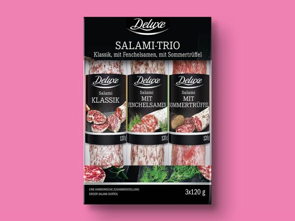 Bild 1 von Deluxe Salami-Trio, 
         3x 120 g