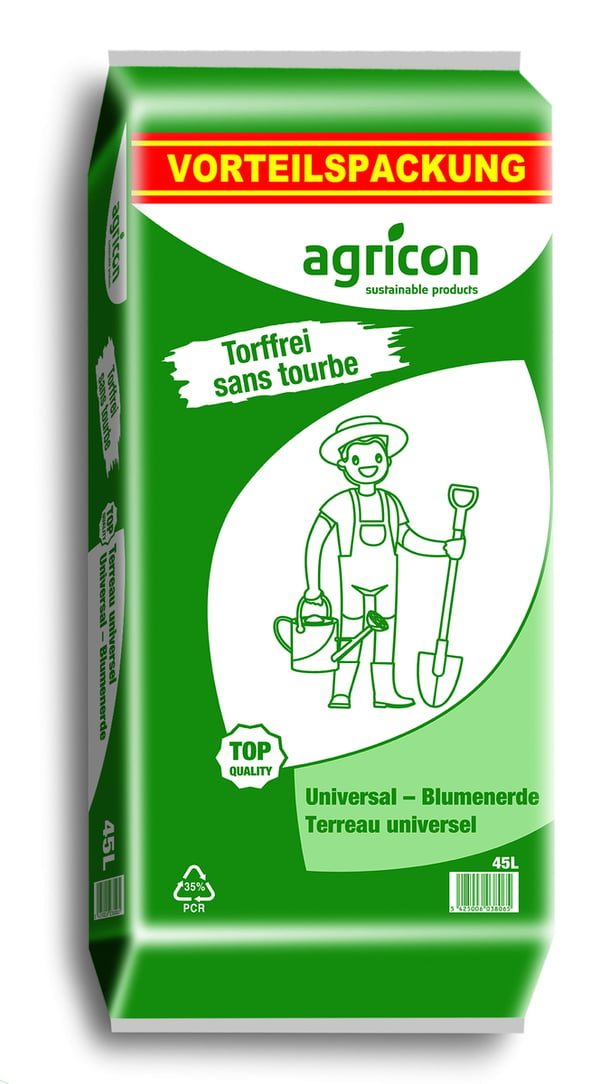 Bild 1 von Agricon Universal Blumenerde torffrei 45 l